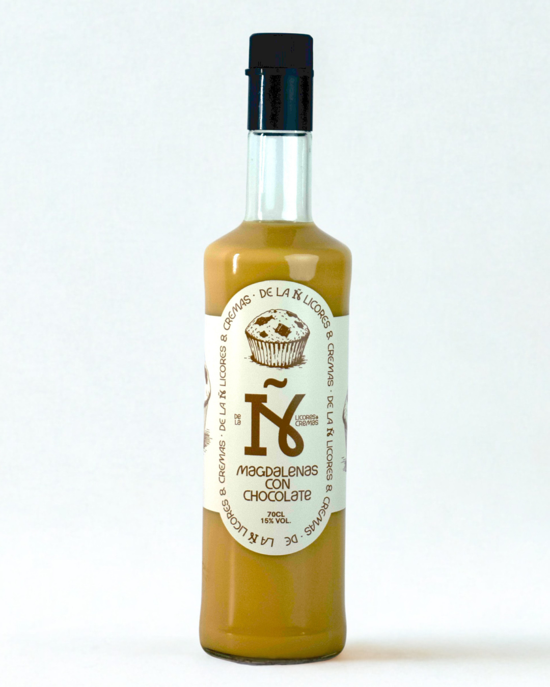 Crema de magdalenas con chocolate